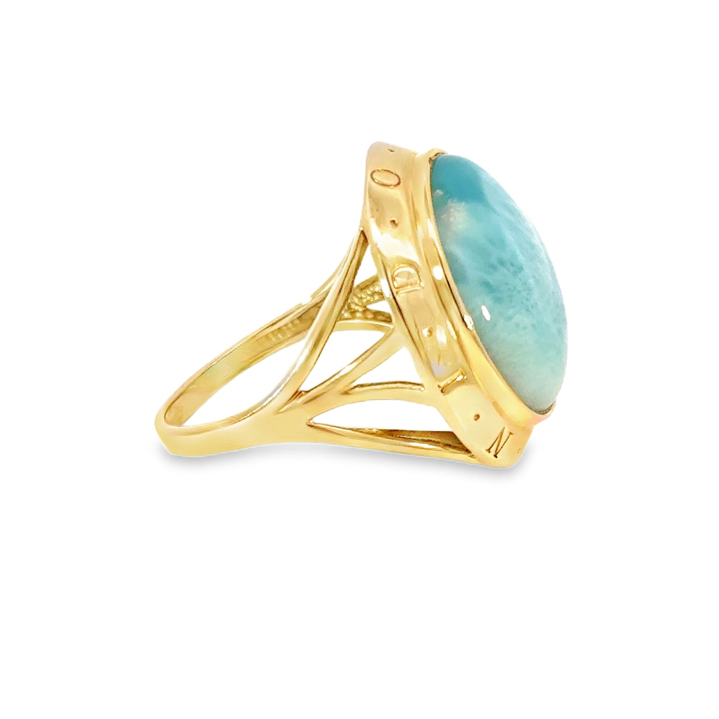 Ring in Gold 375 mit Larimar