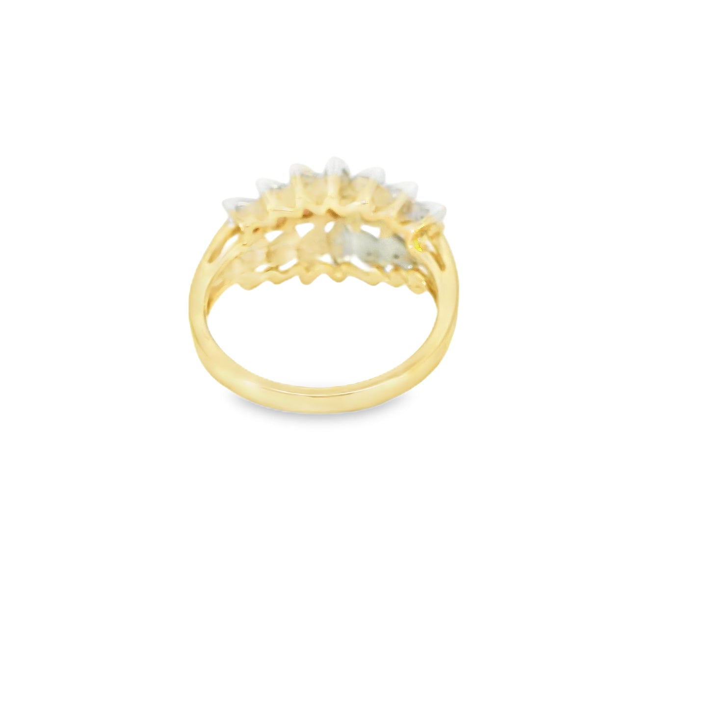 Ring mit 7 Rubine & 14 Diamanten in Gold 585