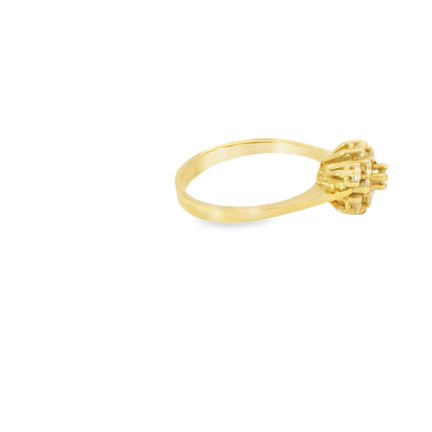 Ring in Gold 585 mit 13 Diamanten