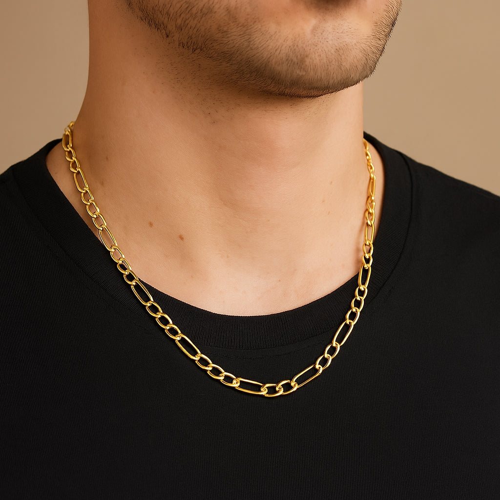 Figarokette in Gold 585 L: 55 cm