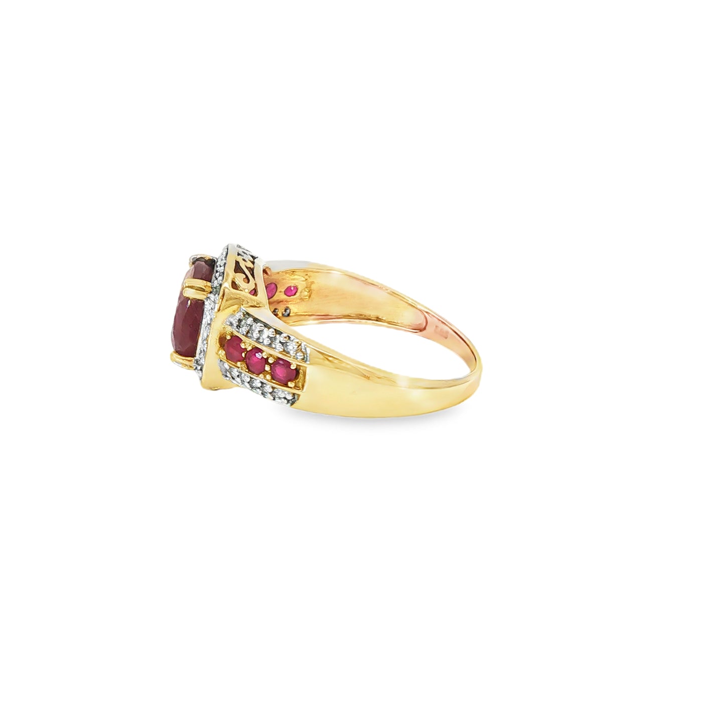 Ring Harry Ivens mit Rubin & Diamanten in Gold 585