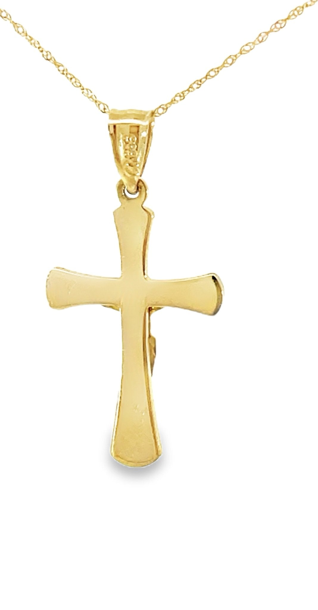 Anhänger Jesuskreuz mind. 1,0 g in Gold 585 - JUWEL1