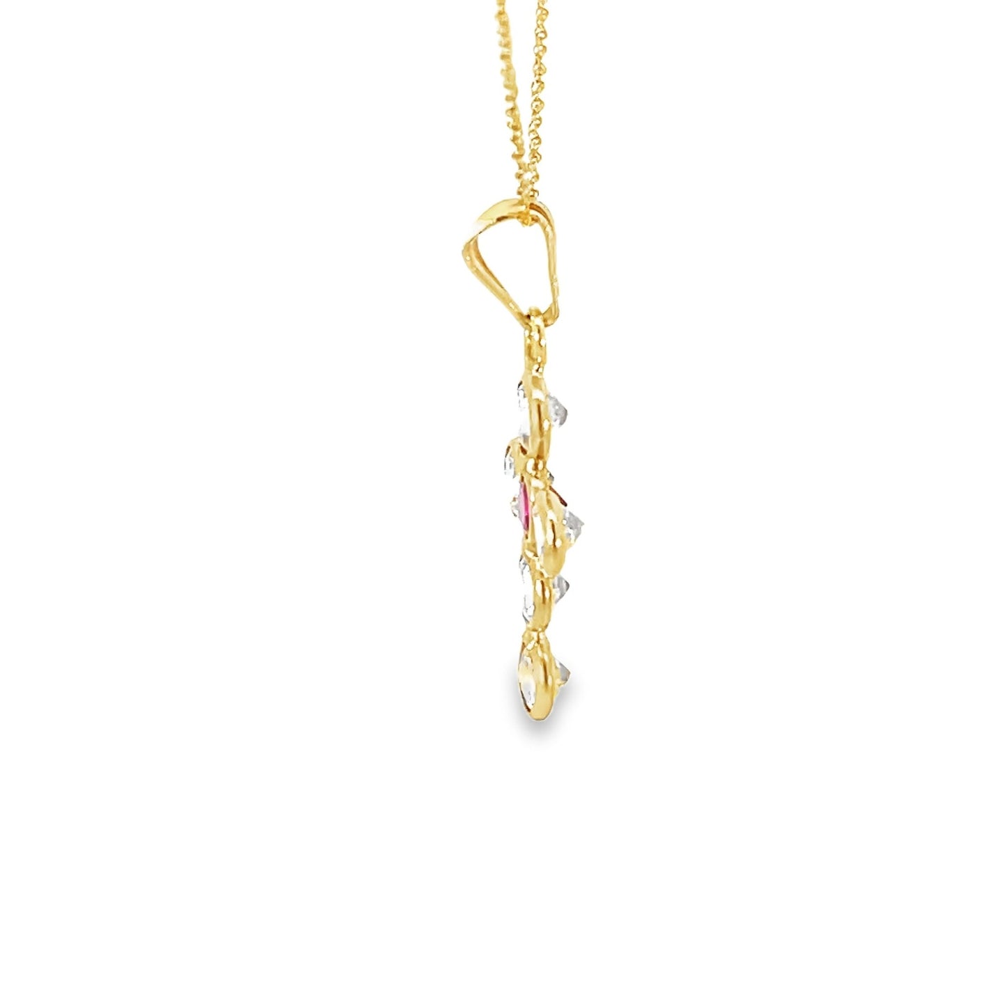 Anhänger Kreuz mind. 1,15 g in Gold 750 - JUWEL1