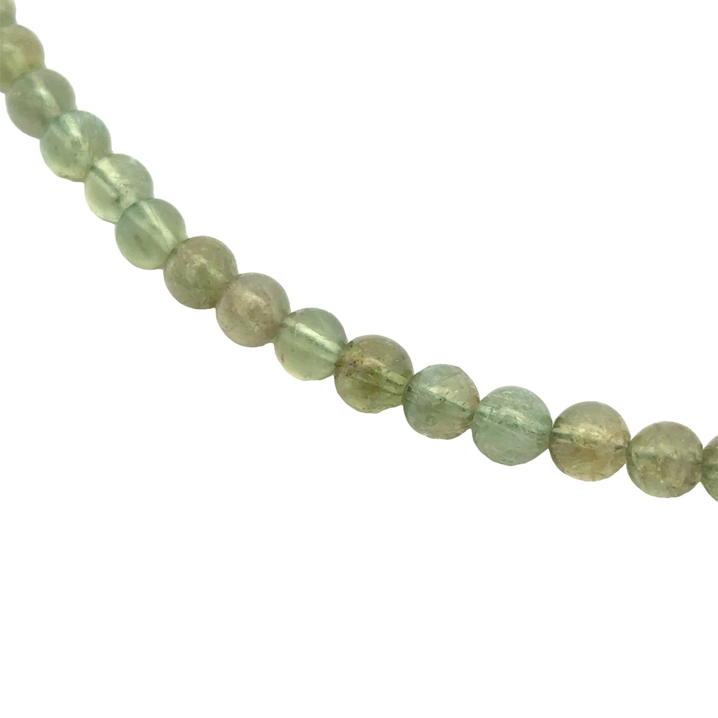 Grüner Apatit - Halskette L: 45 cm in Silber 925 - JUWEL1