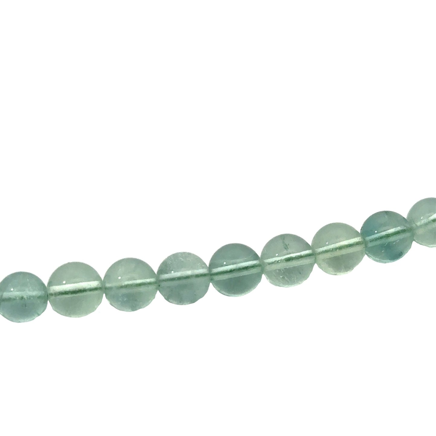 Grüner Fluorit- Halskette L: 50 cm in Silber 925 - JUWEL1