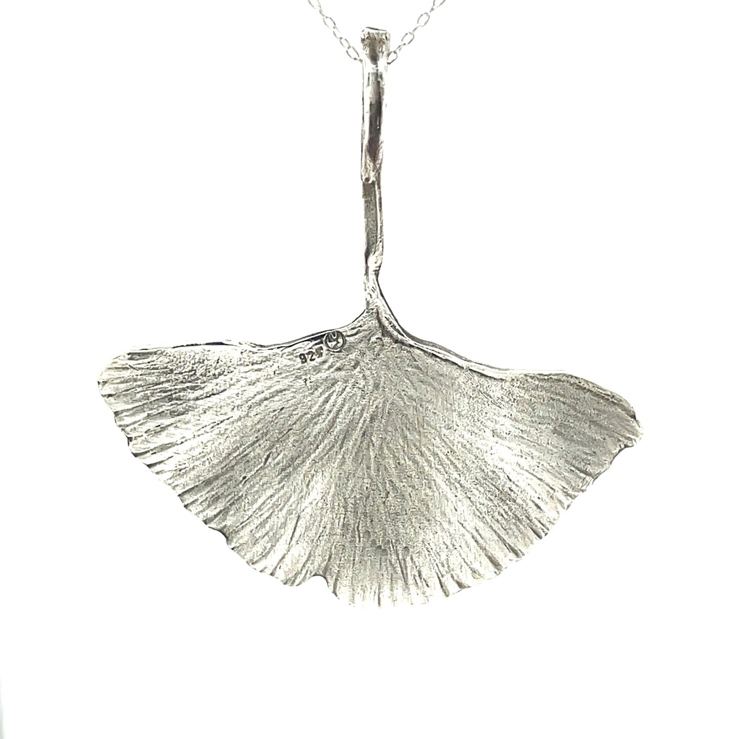 Anhänger Ginkgoblatt in Silber 925 - JUWEL1