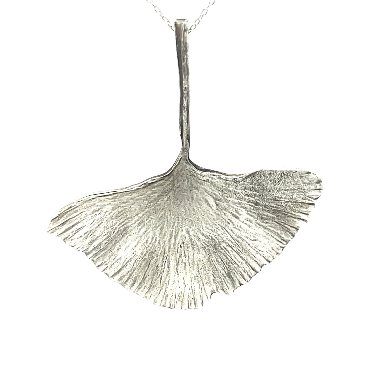 Anhänger Ginkgoblatt in Silber 925 - JUWEL1