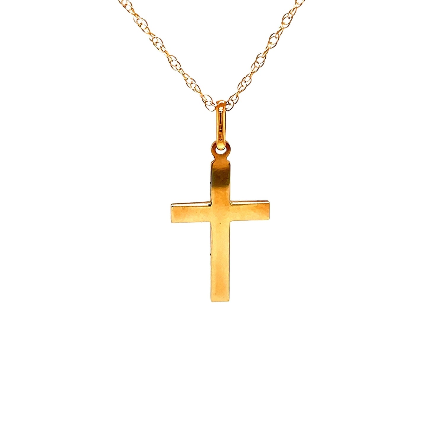 Anhänger Kreuz mind. 0.85g Gold 375 - JUWEL1