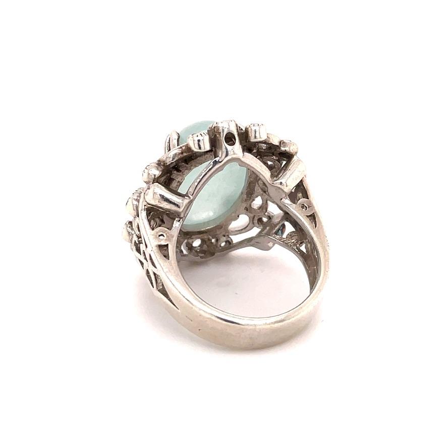 Grüner Amethyst Silberring - JUWEL1