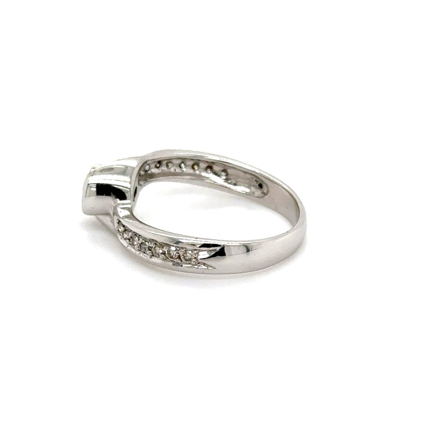Ring mit 15 Diamanten mind. 3,2g in Weißgold 585 - JUWEL1