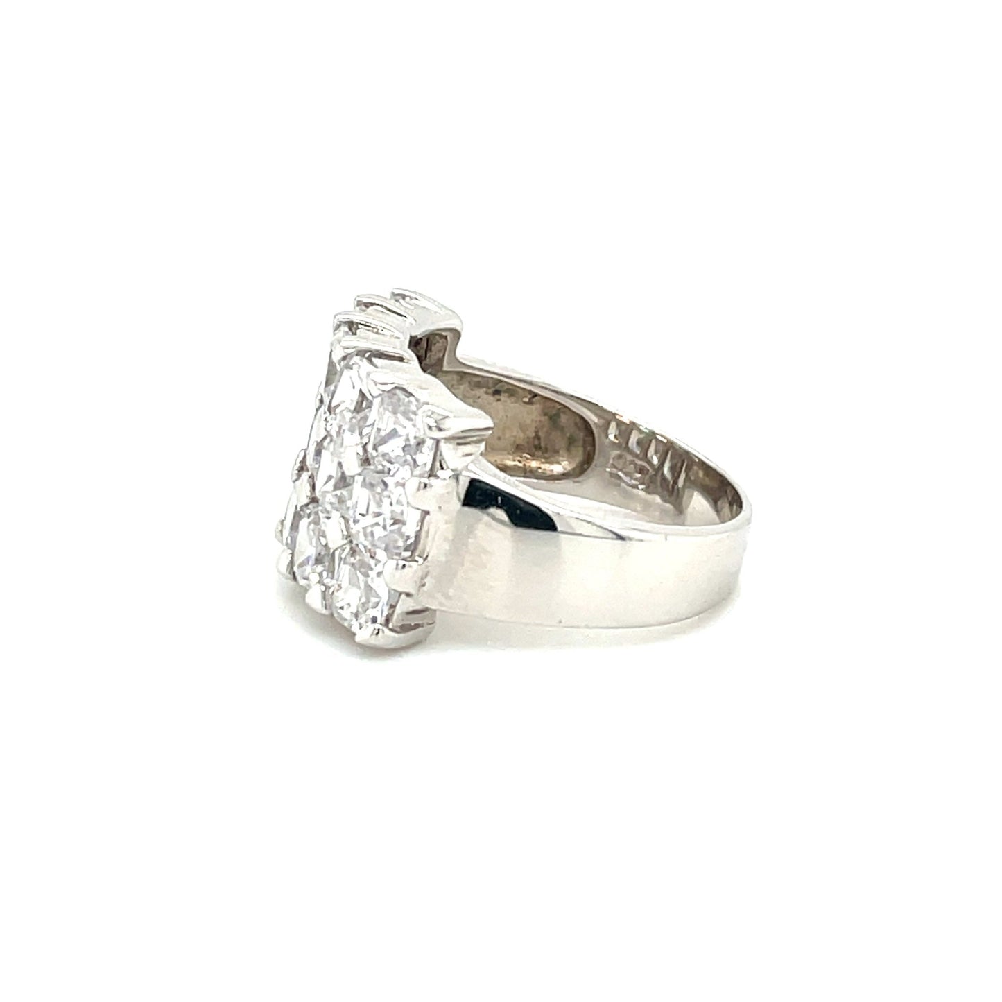 Ring mit 15 Zirkonias in Silber 925 - JUWEL1