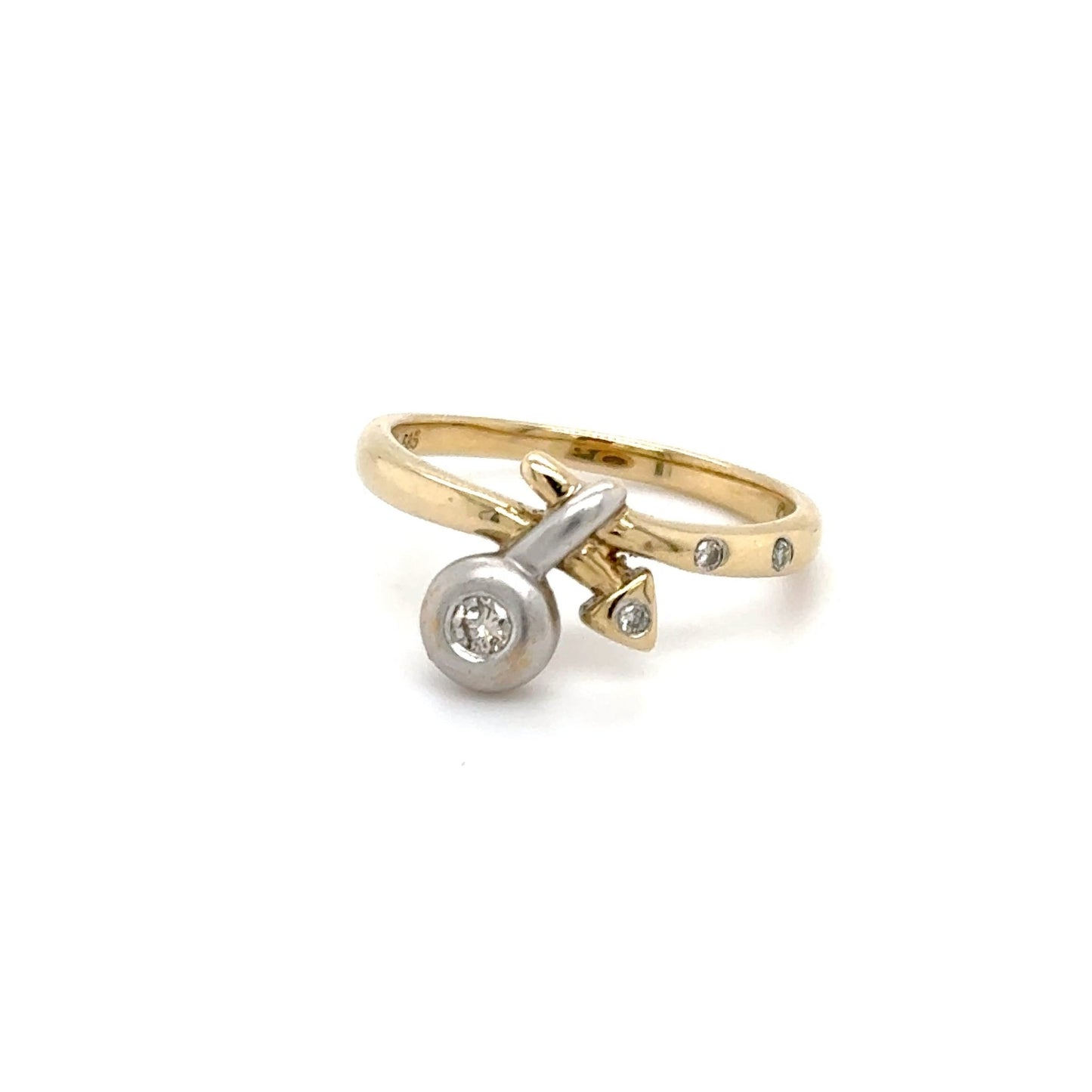 Ring mit 4 Diamanten mind. 2,4g in Gold 585 - JUWEL1