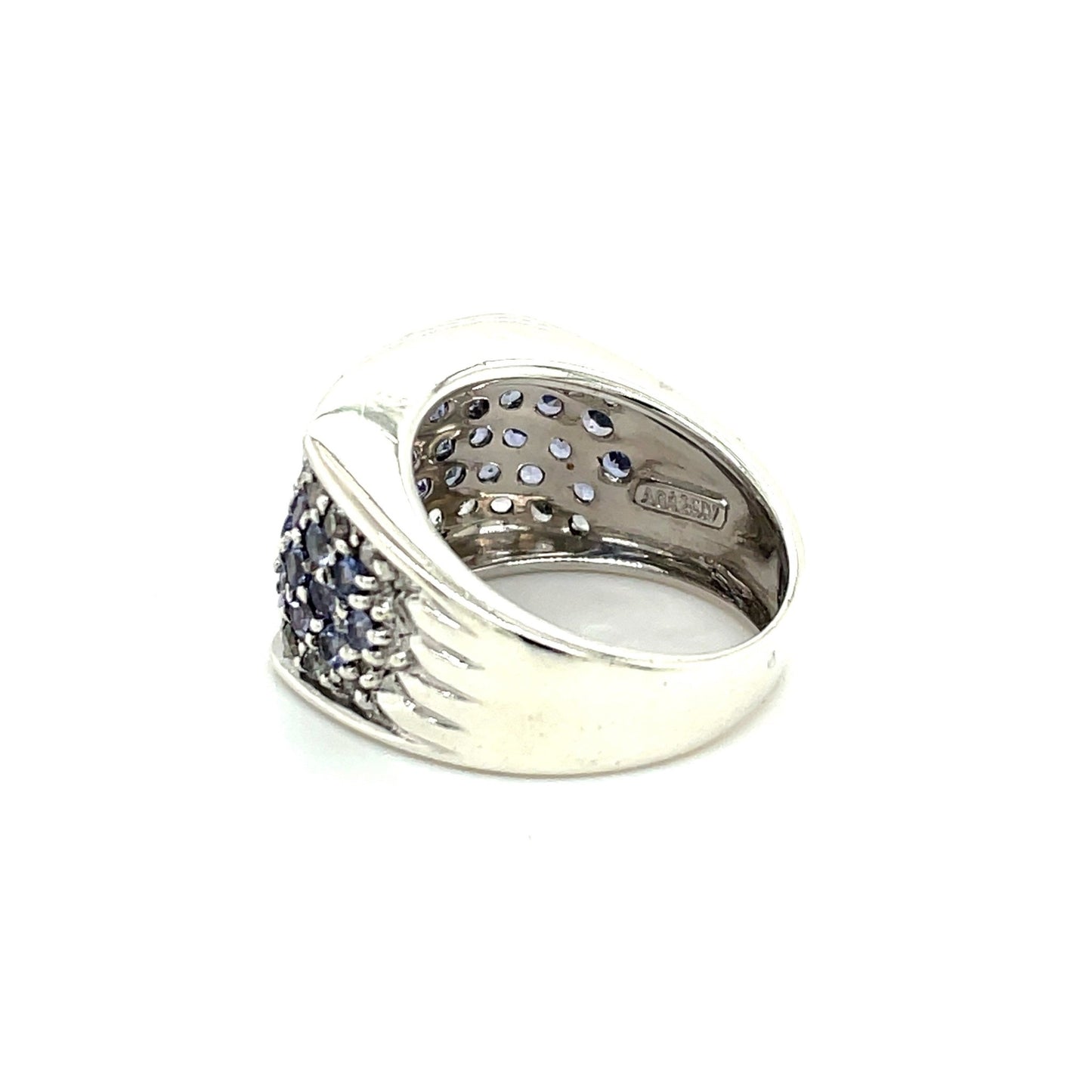 Ring mit 65 Zirkonia mind. 9,8g Silber 925 - JUWEL1