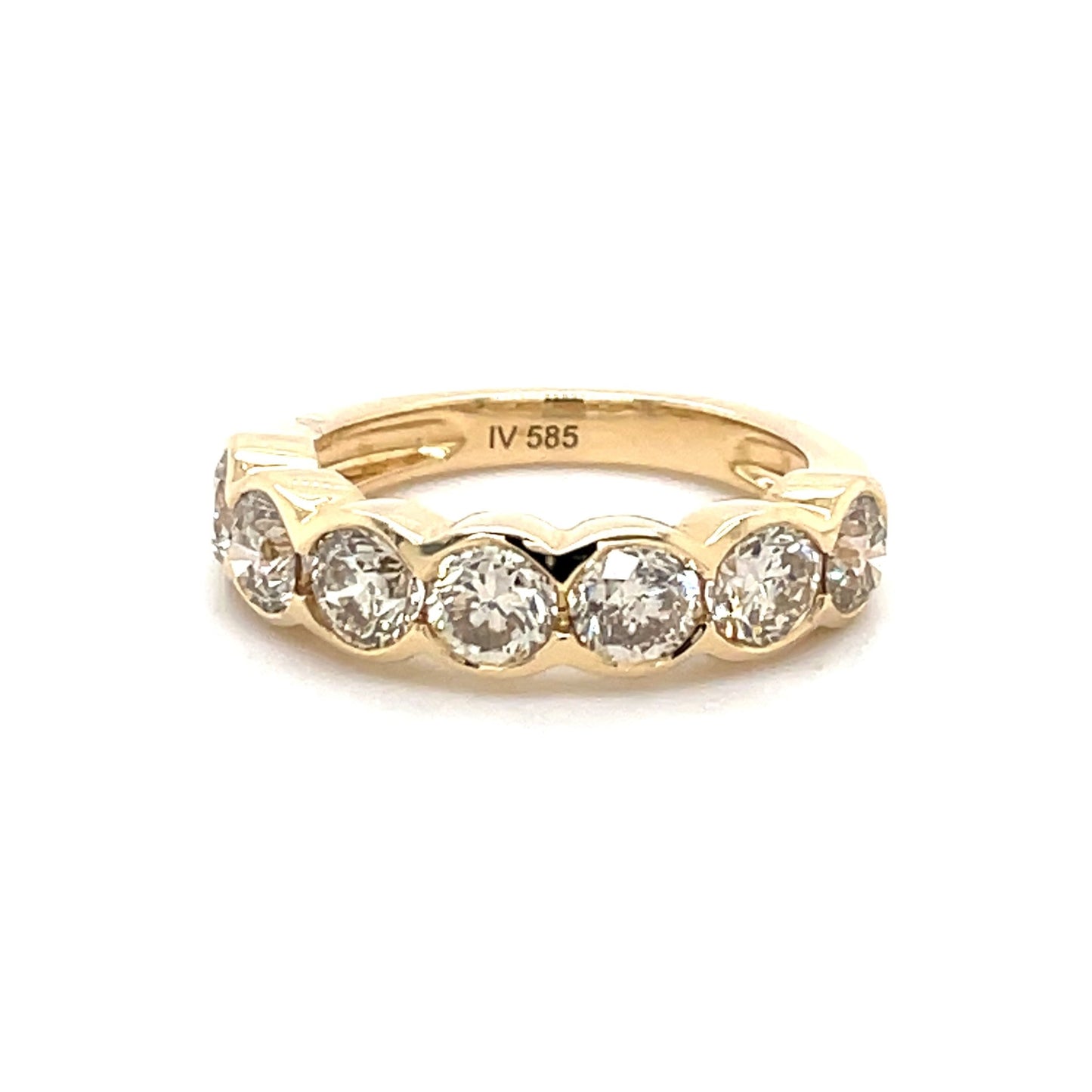 Ring mit 7 Brillanten ca. 1,5 ct in Gold 585 - JUWEL1