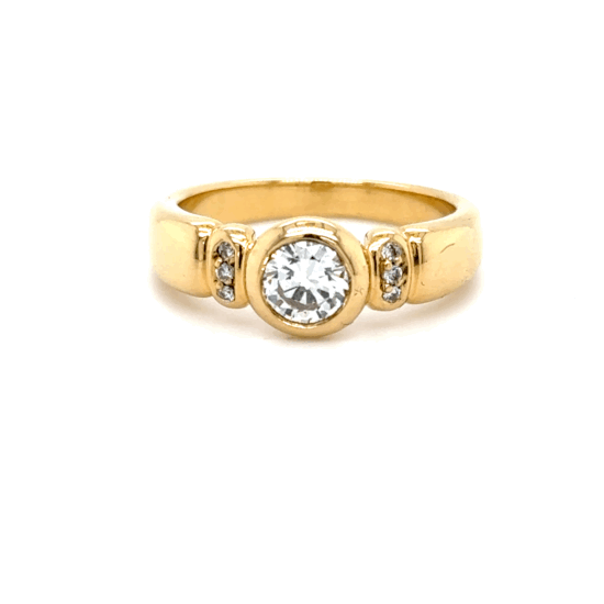 Ring mit 7 Brillanten mind. 6,6g in Gold 750 - JUWEL1