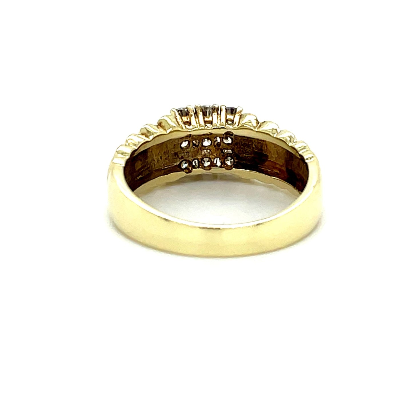 Ring mit 9 Brillanten mind. 4,7g Gold 585 - JUWEL1