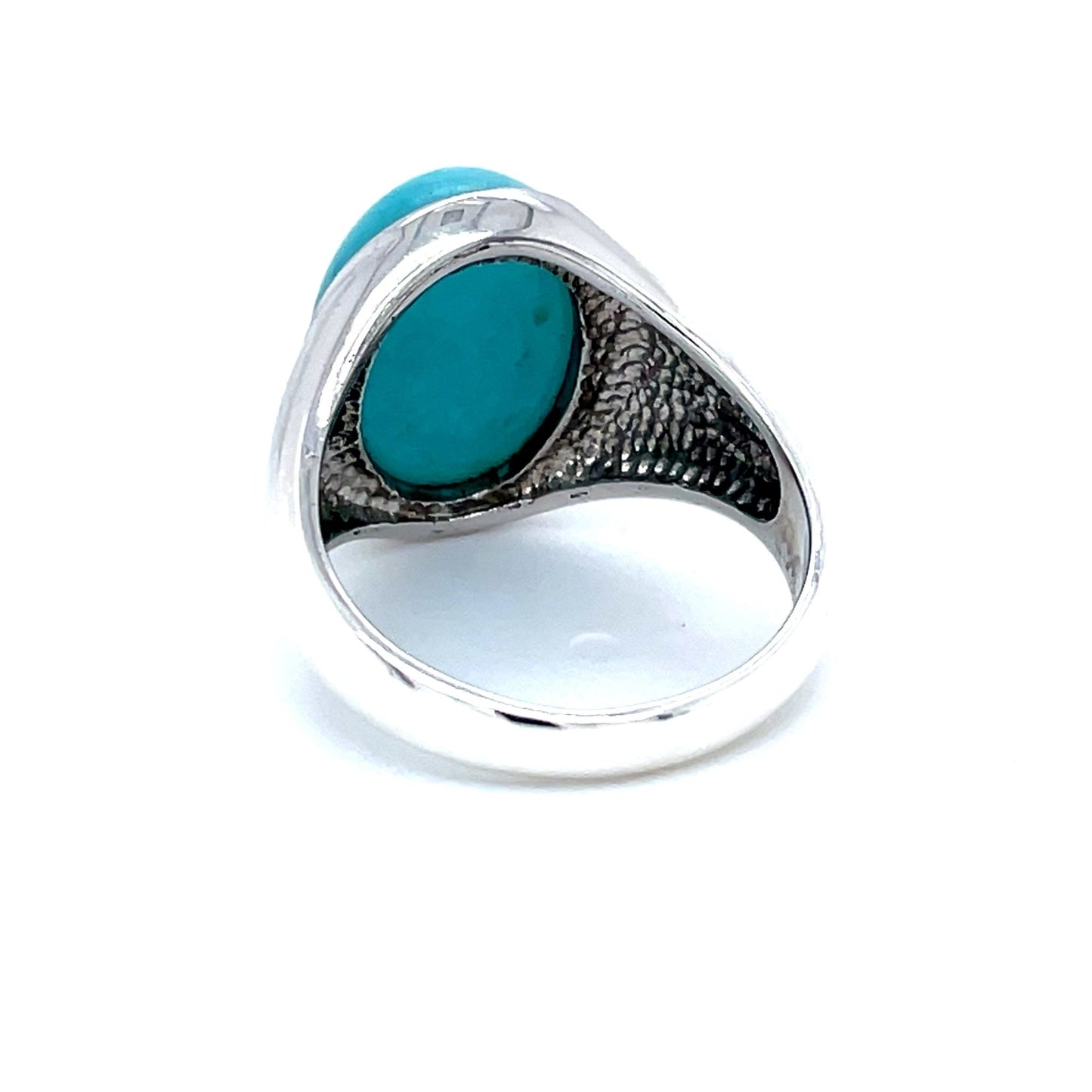 Ring mit blauen Opal in Silber 925 - JUWEL1