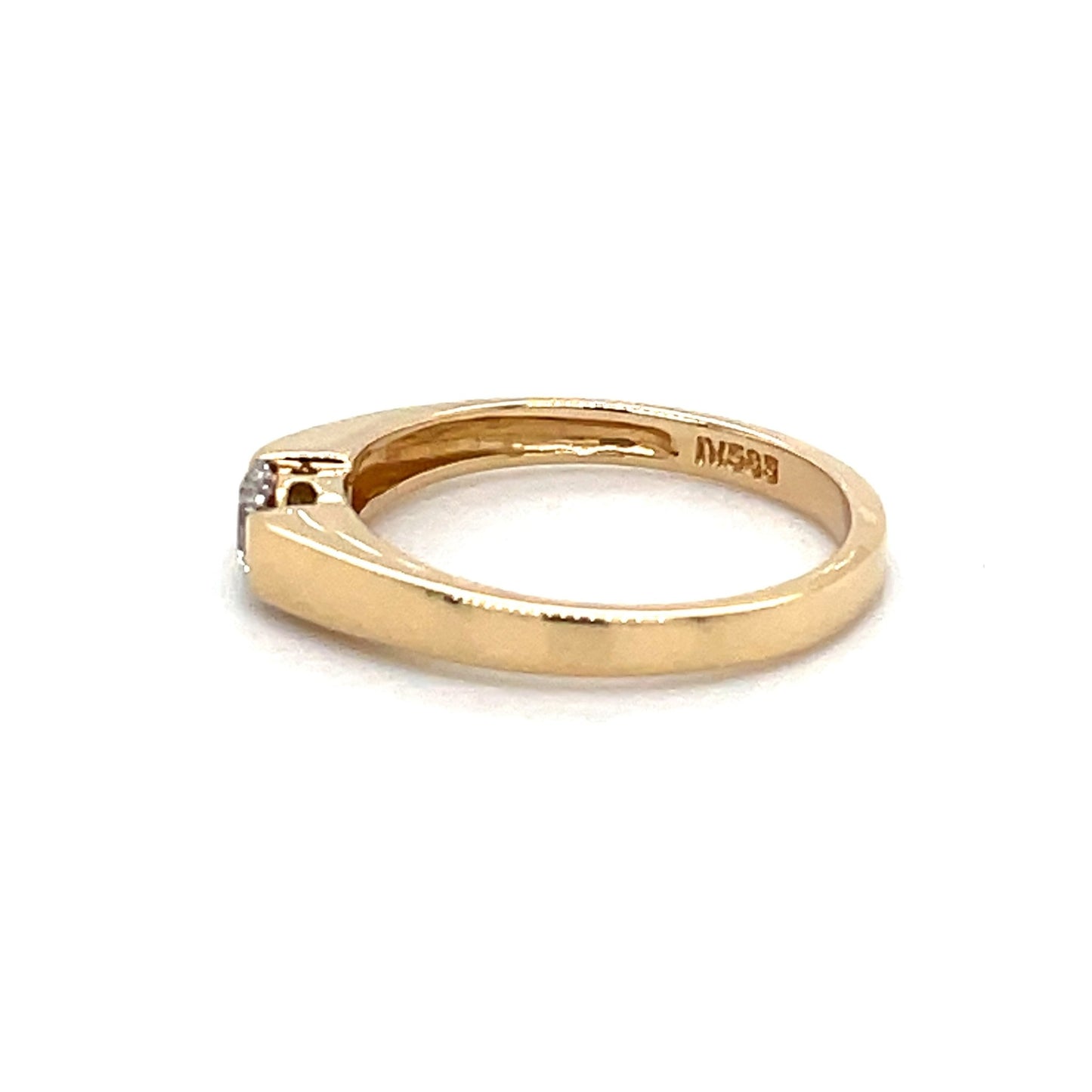 Ring mit Champagner Brillant ca. 0.25 ct in Gold 585 - JUWEL1