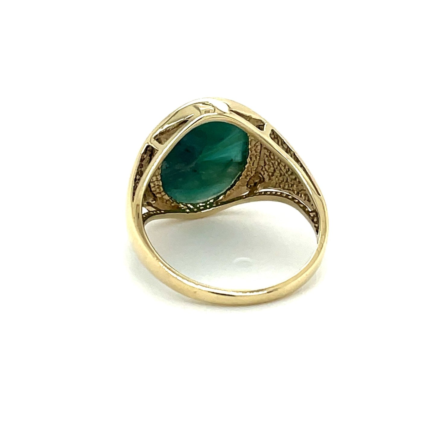 Ring mit Malachit in Gold 375 - JUWEL1