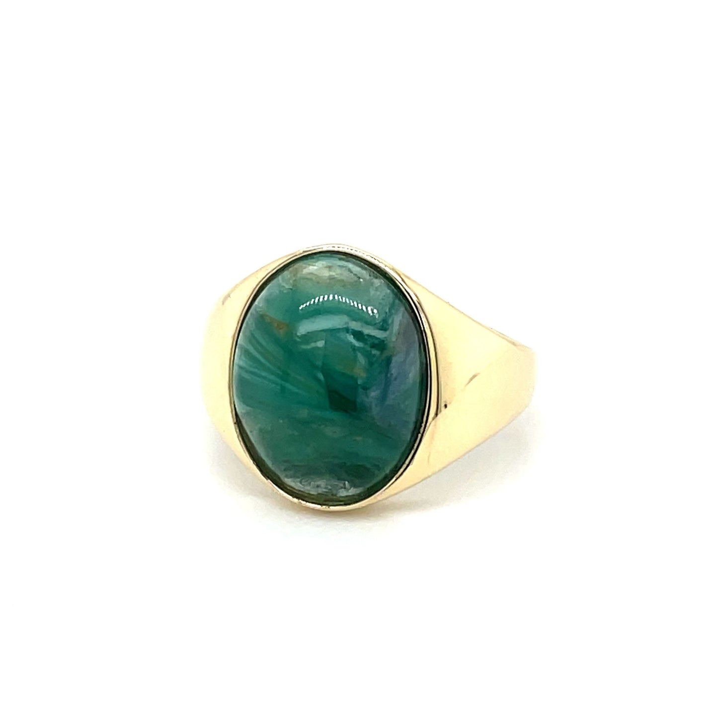 Ring mit Malachit in Gold 375 - JUWEL1