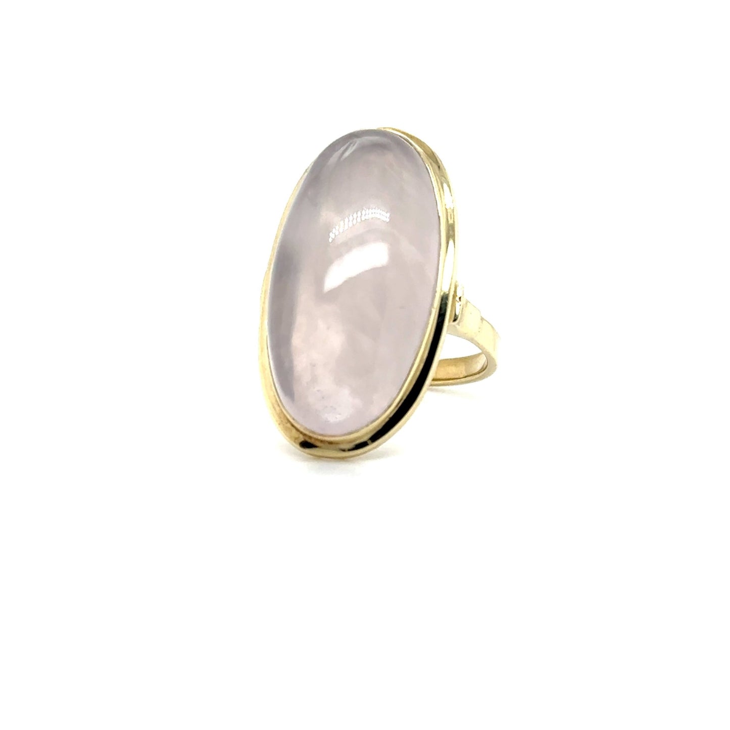 Ring mit Rosenquarz in Gold 333 - JUWEL1
