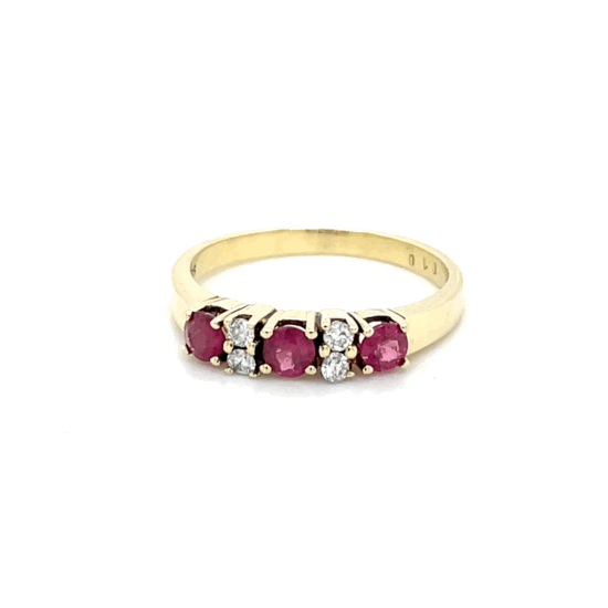 Ring mit Rubin & Brillanten mind. 2,6g in Gold 585 - JUWEL1