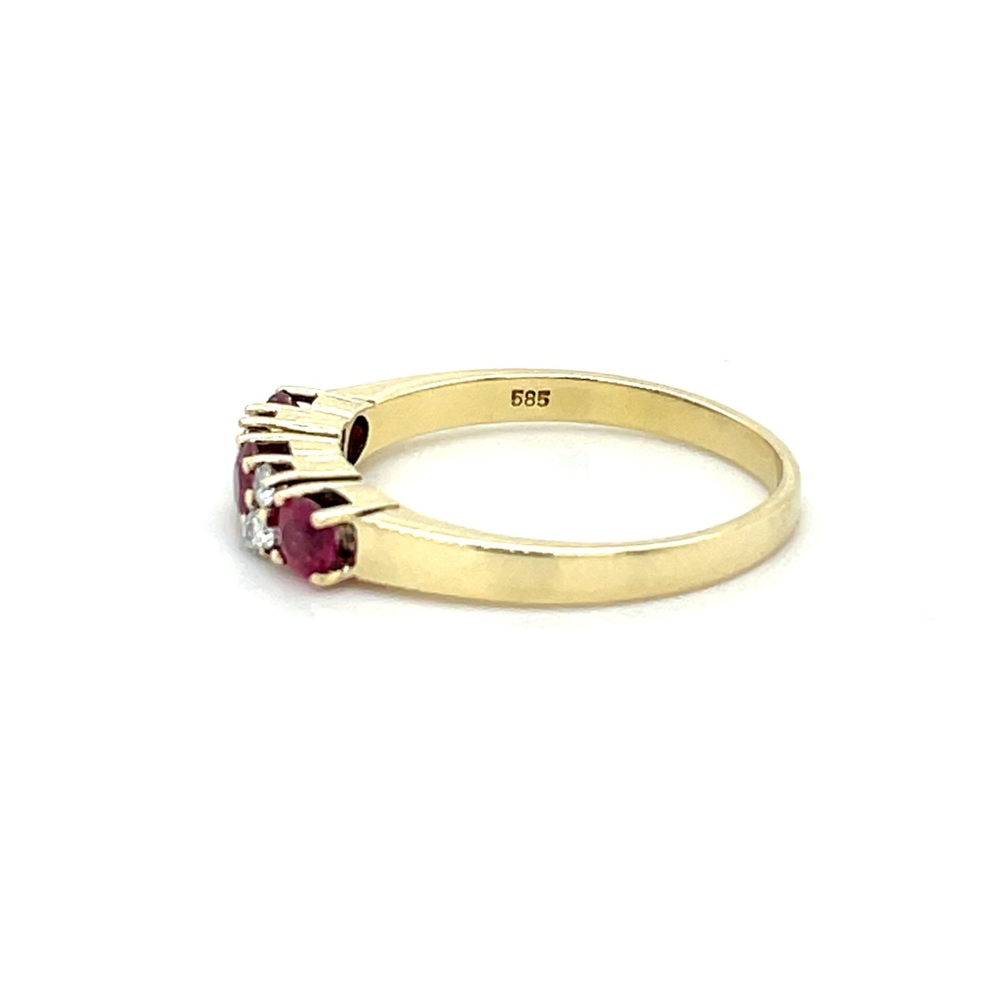 Ring mit Rubin & Brillanten mind. 2,6g in Gold 585 - JUWEL1