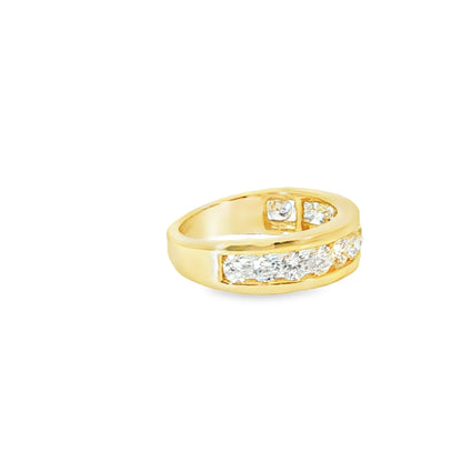 Ring mit 12 Brillanten mind. 3,8g in Gold 585