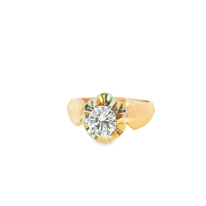 Diamant-Solitärring aus Roségold mind. 4,8 g in Gold 583
