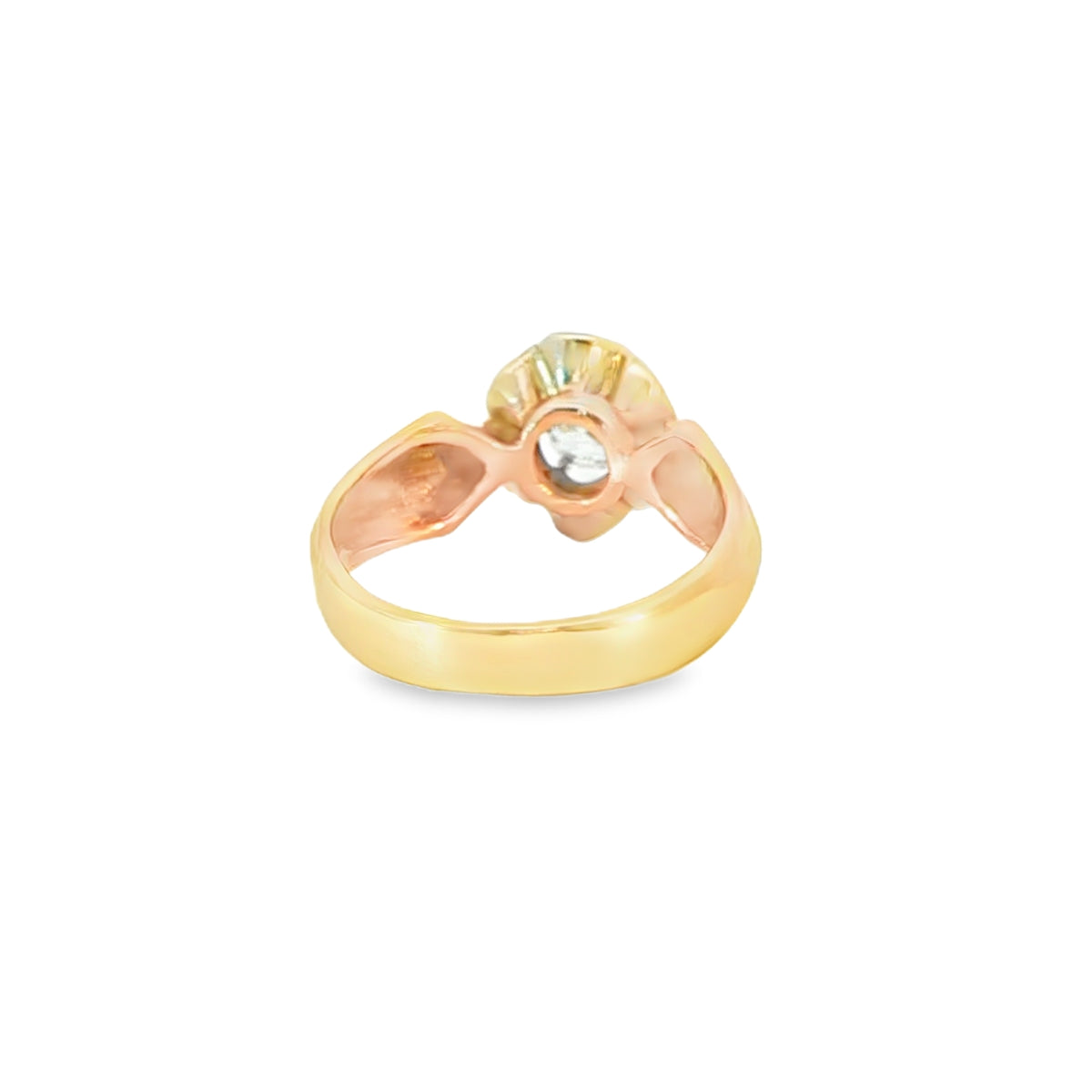 Diamant-Solitärring aus Roségold mind. 4,8 g in Gold 583