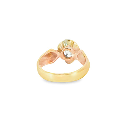 Diamant-Solitärring aus Roségold mind. 4,8 g in Gold 583