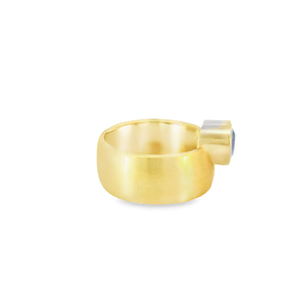 Ring in Gold 750 mit Saphir