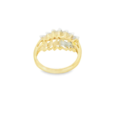 Ring mit 7 Rubine & 14 Diamanten in Gold 585