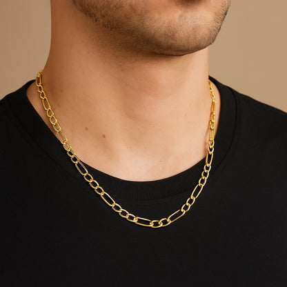 Figarokette in Gold 585 L: 55 cm