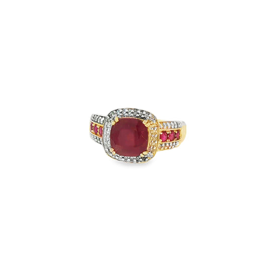 Ring Harry Ivens mit Rubin & Diamanten in Gold 585