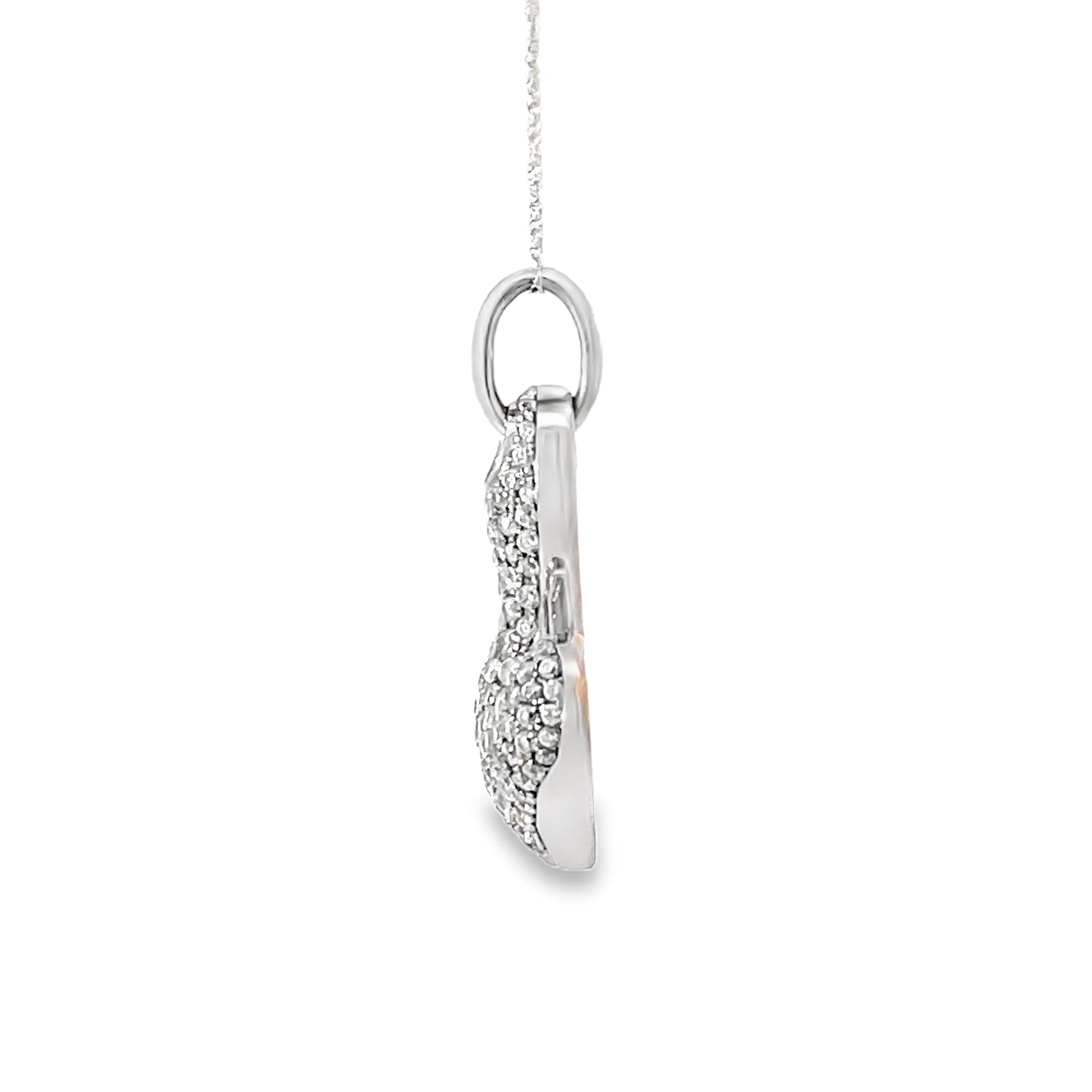 Anhänger Anker mit Zirkonia in Silber 925 - JUWEL1