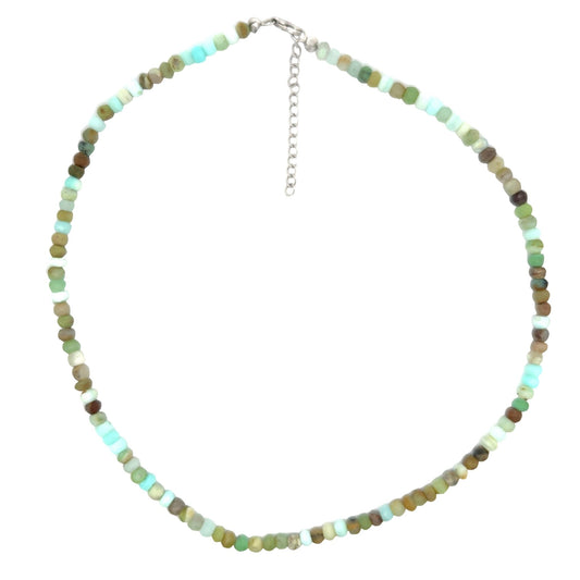 Opal - Halskette L: 48 cm in Silber 925 - JUWEL1