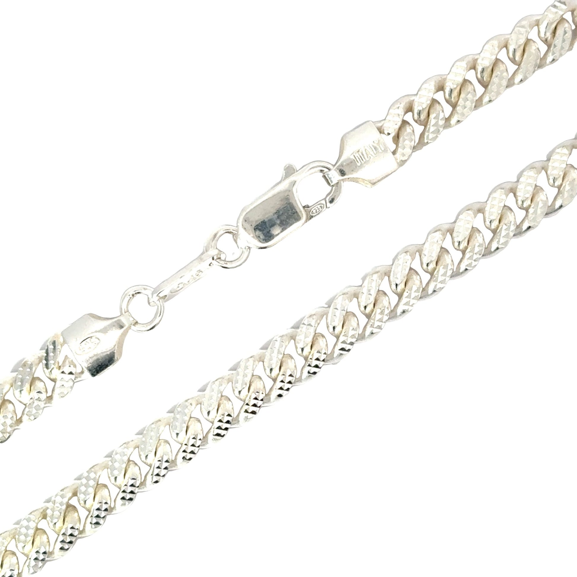 PAVÉ CUBAN Armband in Silber 925 - JUWEL1