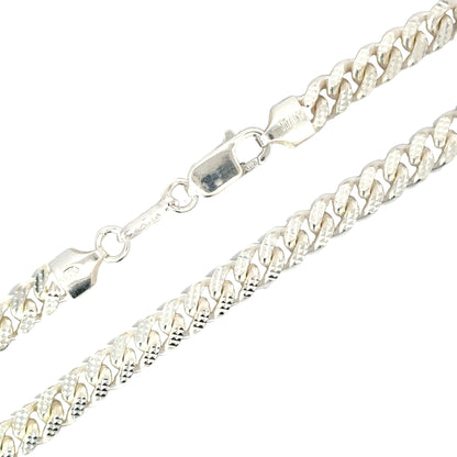 PAVÉ CUBAN Armband in Silber 925 - JUWEL1