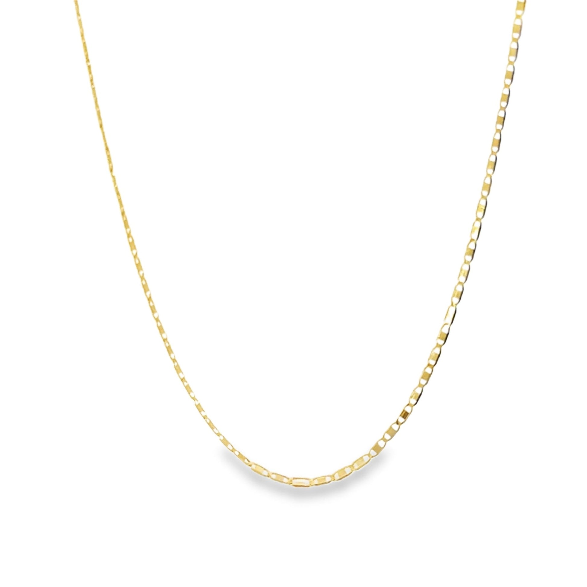 Plättchenkette in Gold 333 L: 45 cm - JUWEL1
