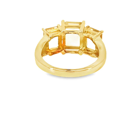 Ring Harry Ivens mit Citrine und Zirkonias in Silber 925 - JUWEL1