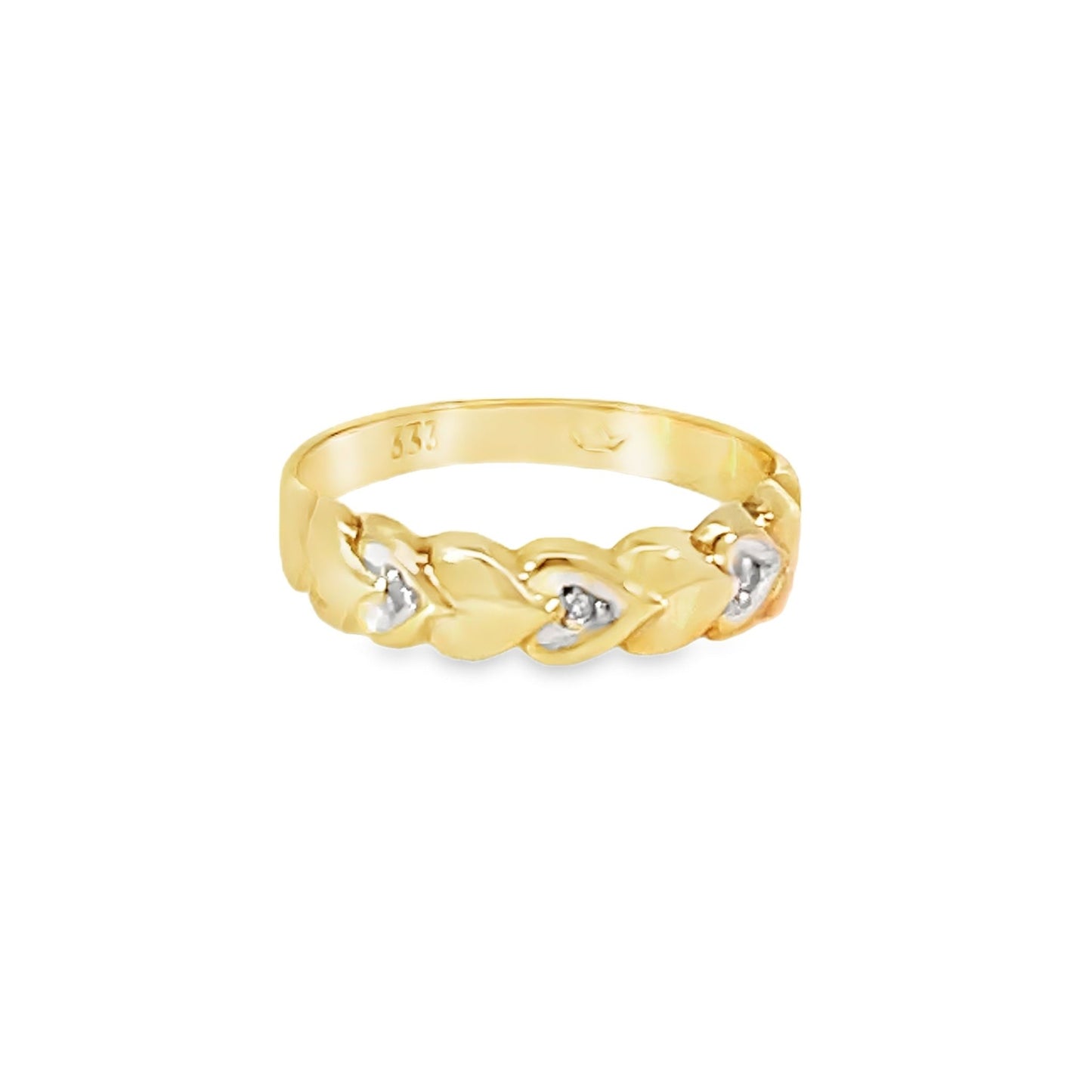 Ring mit 3 Diamanten mind. 1,3 g in Gold 333 - JUWEL1