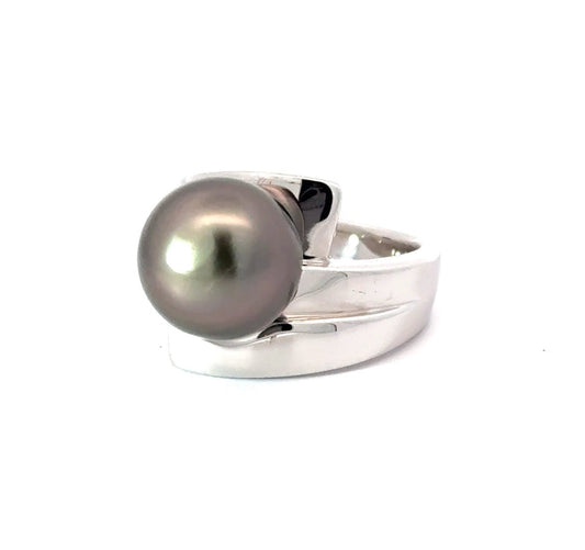 Ring mit Tahiti Muschelkernperle in Silber 925 - JUWEL1