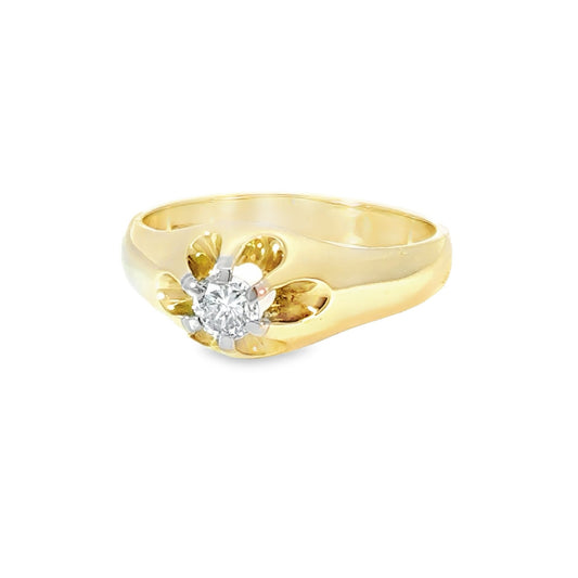 Solitärring mit Brillant mind. 8,3g in Gold 585 - JUWEL1