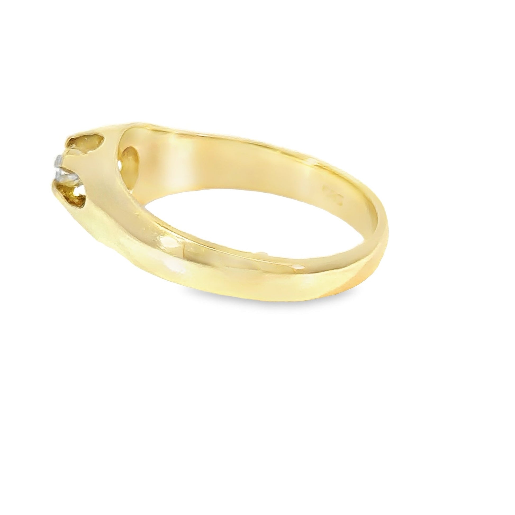 Solitärring mit Brillant mind. 8,3g in Gold 585 - JUWEL1