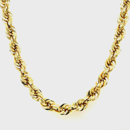 Kordelkette poliert mind. 18,6g Gold 585