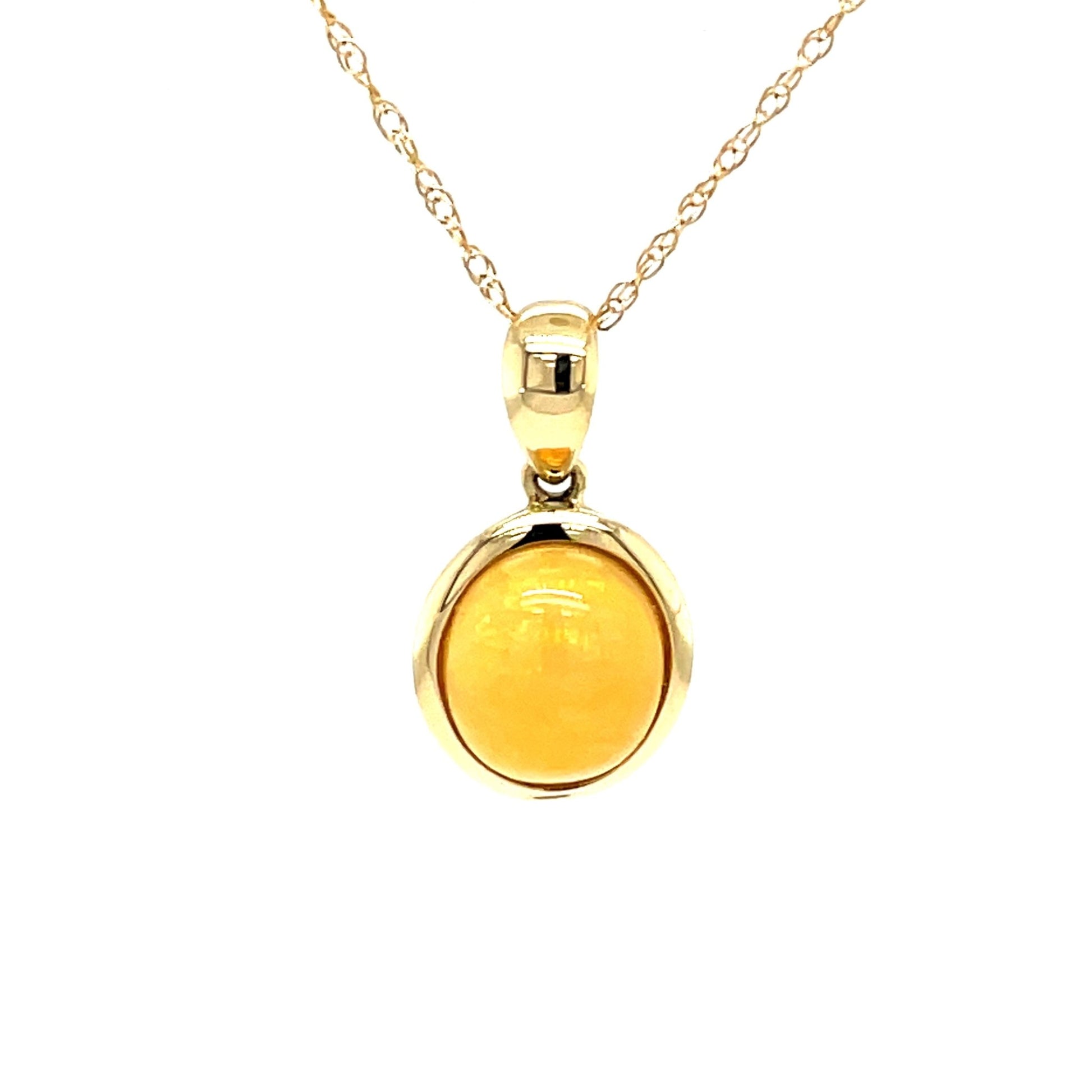 Afrikanischer Opal 3,00 ct Anhänger Gold 585 - JUWEL1