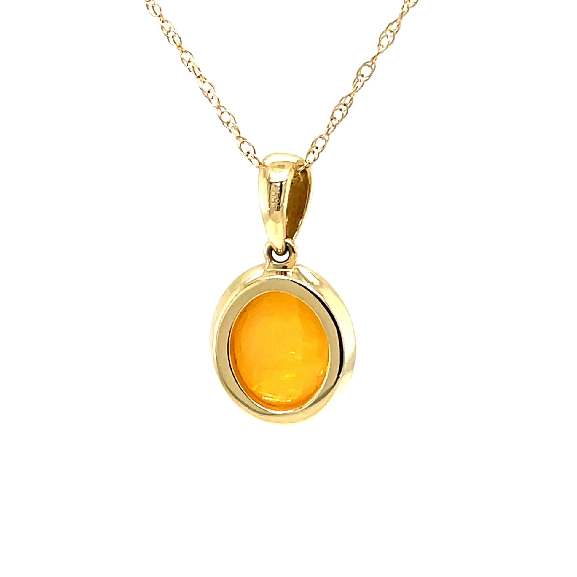 Afrikanischer Opal 3,00 ct Anhänger Gold 585 - JUWEL1