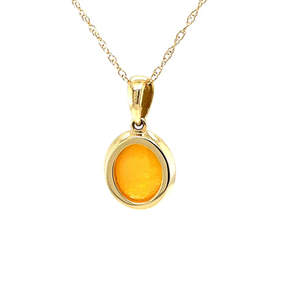 Afrikanischer Opal 3,00 ct Anhänger Gold 585 - JUWEL1