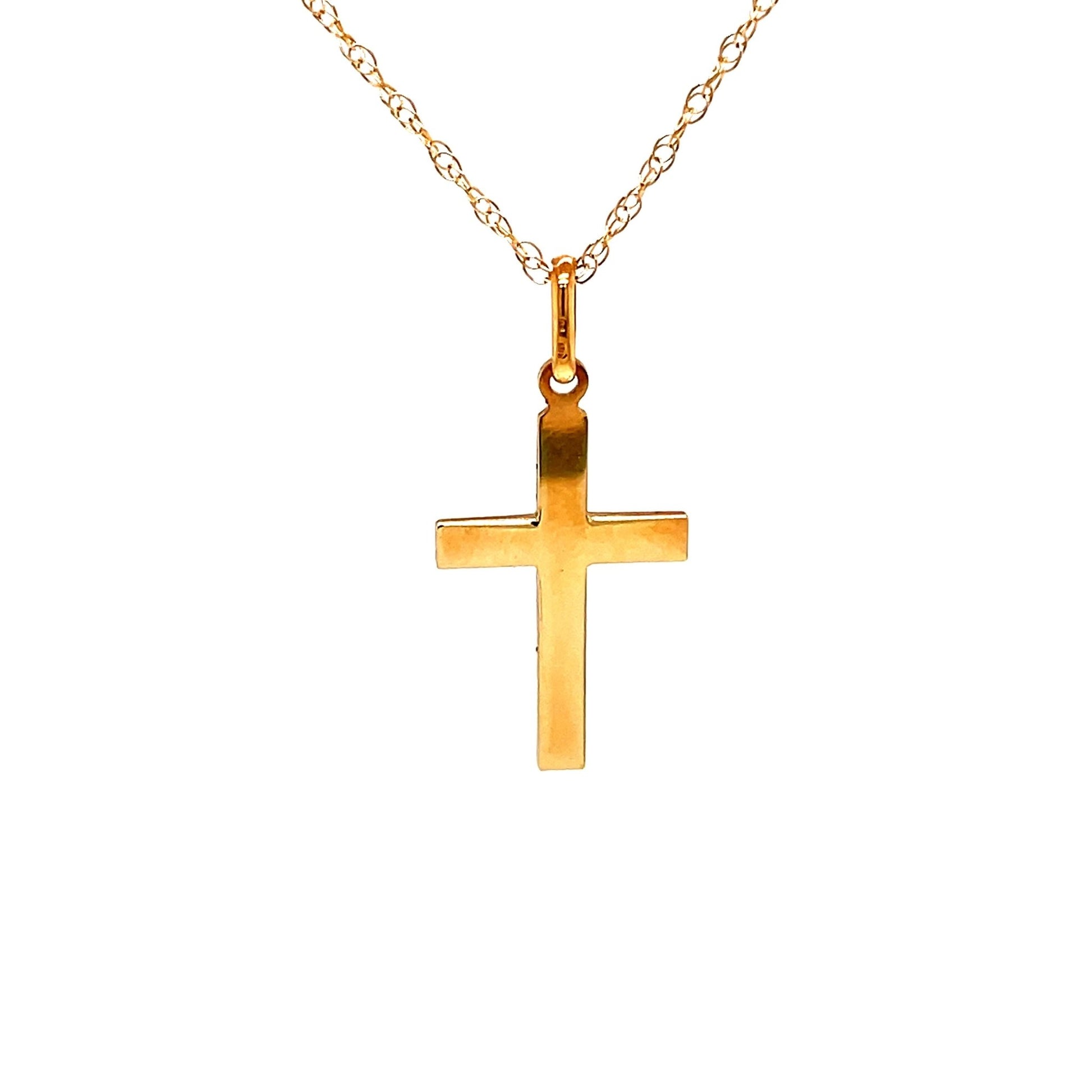 Anhänger Kreuz mind. 0.85g Gold 375 - JUWEL1